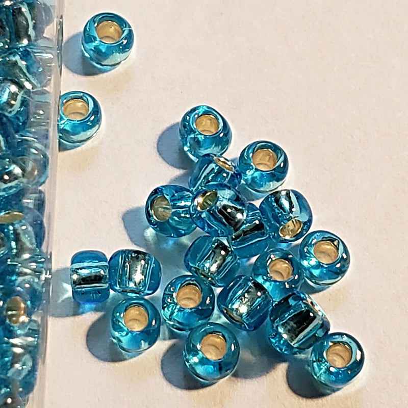 Seed Beads - 15/0 Silver/Gilt and Lined