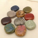 Ceramic Tile Bead - 30mm x 10mm