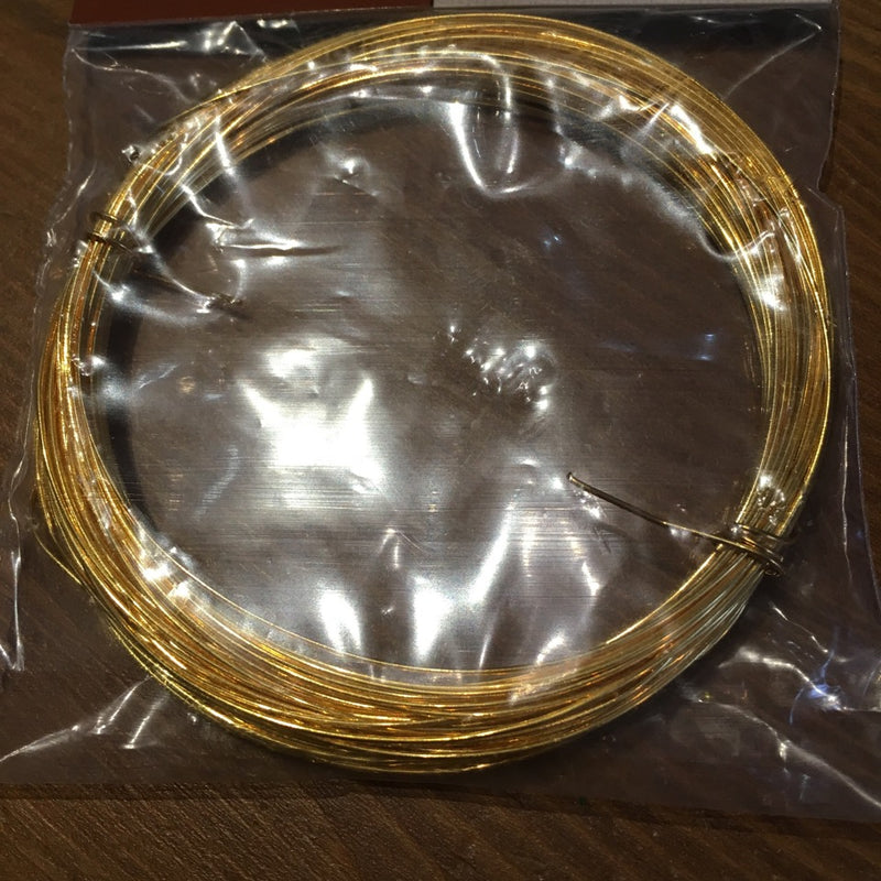 Craft Wire - German Copper Core Wire - Gold