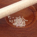Seed Beads - 11/0 AB(Aurora Borealis)/ Iris/ Rainbow