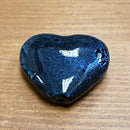 Ceramic Heart Bead - Vertical hole 25mm x 28mm