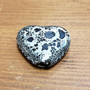 Ceramic Heart Bead - Vertical hole 25mm x 28mm