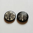 Bone Bead - Coin Tree of Life