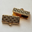 Fold over Crimps - Leather/Cord or Ribbon(Multi strand)