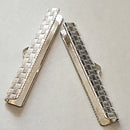 Fold over Crimps - Leather/Cord or Ribbon(Multi strand)