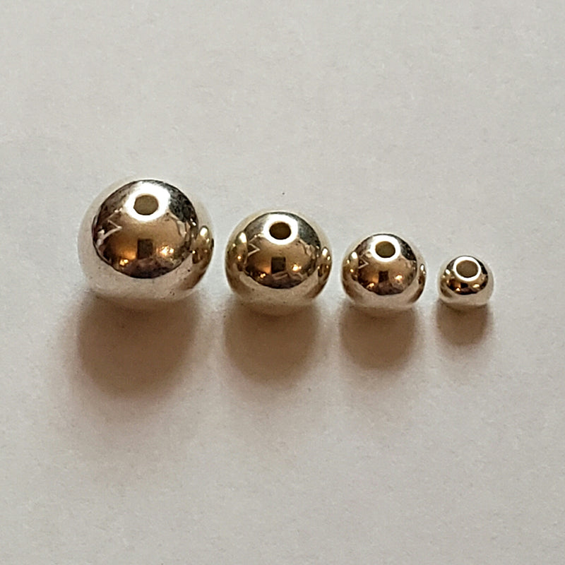 Metal Beads - Metalized Silver Plate
