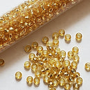 Seed Beads - 11/0 Silver/Gilt Lined