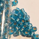 Seed Beads - 6/0 Silver/Gilt Lined