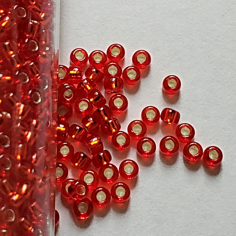Seed Beads - 11/0 Silver/Gilt Lined