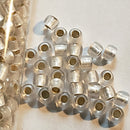 Seed Beads - 6/0 Silver/Gilt Lined