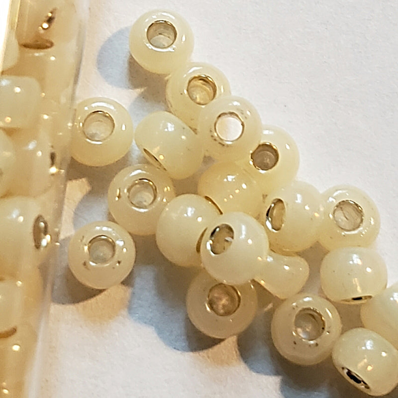 Seed Beads - 6/0 Silver/Gilt Lined