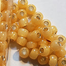 Seed Beads - 6/0 Silver/Gilt Lined