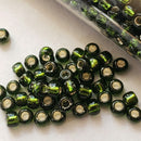 Seed Beads - 8/0 Silver/Gilt Lined