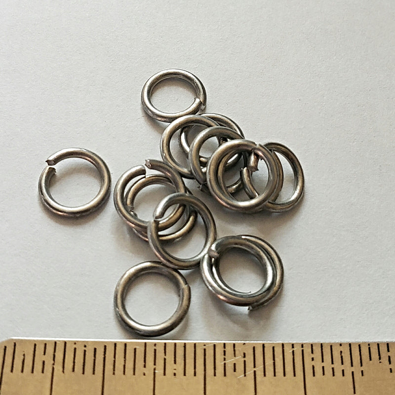Jump Rings - Open - Specialty - Bright Aluminum